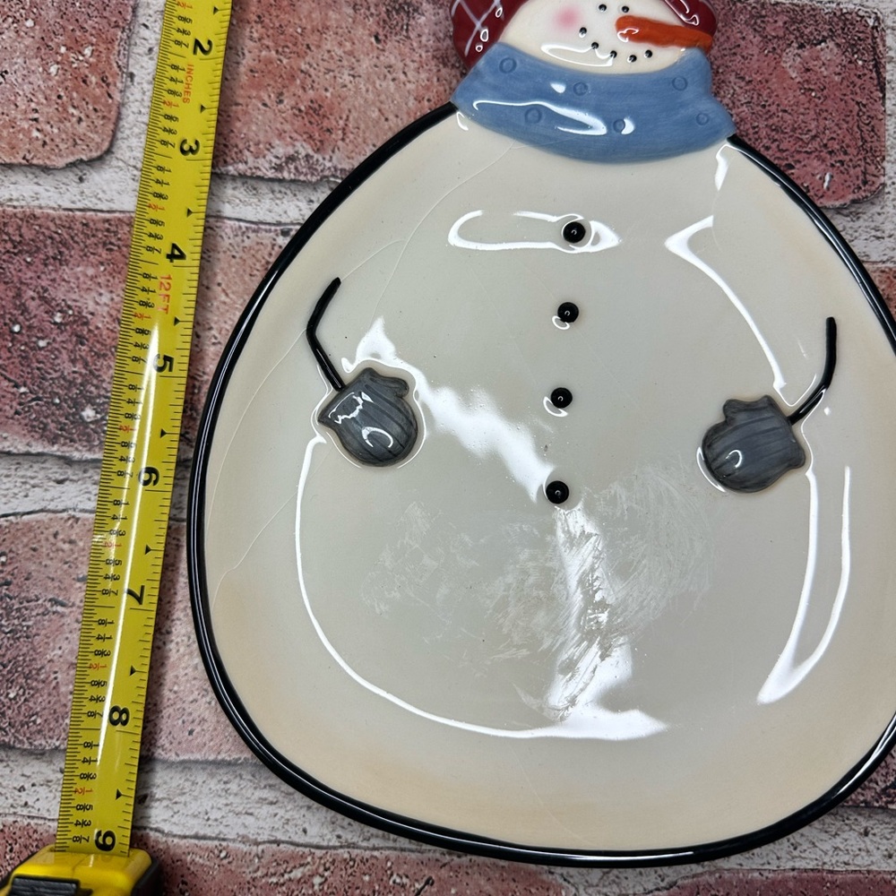 Snowman Plate - Picture 4 of 5